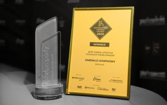 Khu đô thị kiến tạo chuẩn mực sống xanh tốt nhất Việt Nam tại DOT Property Vietnam Awards 2025
