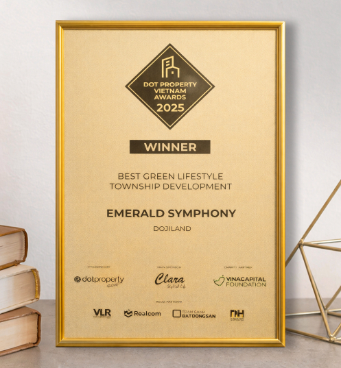 "Khu đô thị kiến tạo chuẩn mực sống xanh tốt nhất Việt Nam” tại DOT Property Vietnam Awards 2025